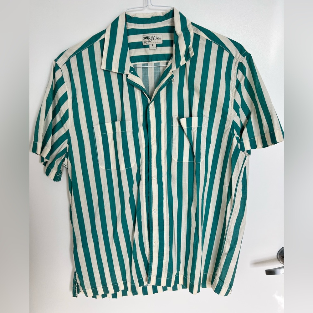 J. Crew Men’s short sleeve button down shirt